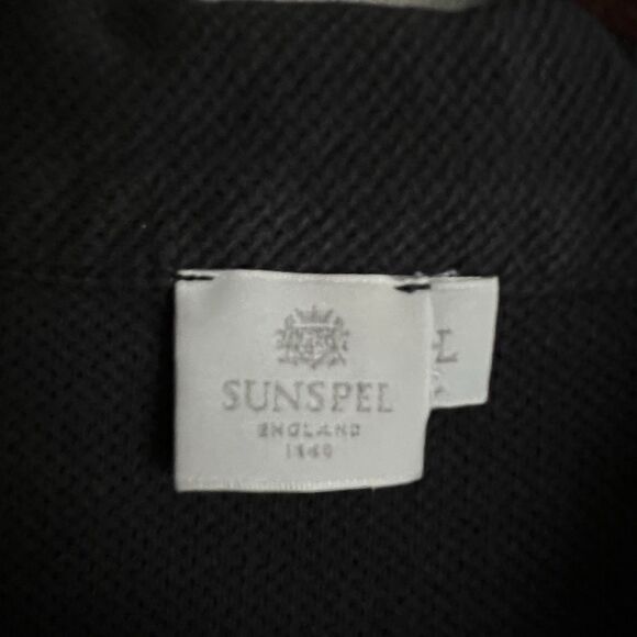 Sunspel Riviera Polo Size L Navy Men’s - Picture 3 of 5